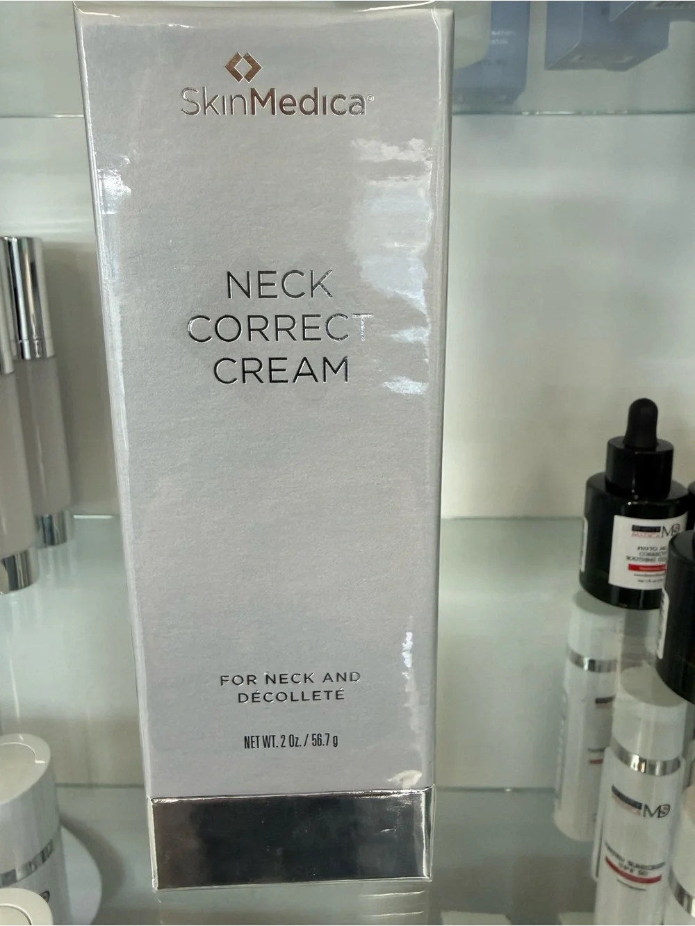 SkinMedica Neck Correct Cream White with Silver Accents